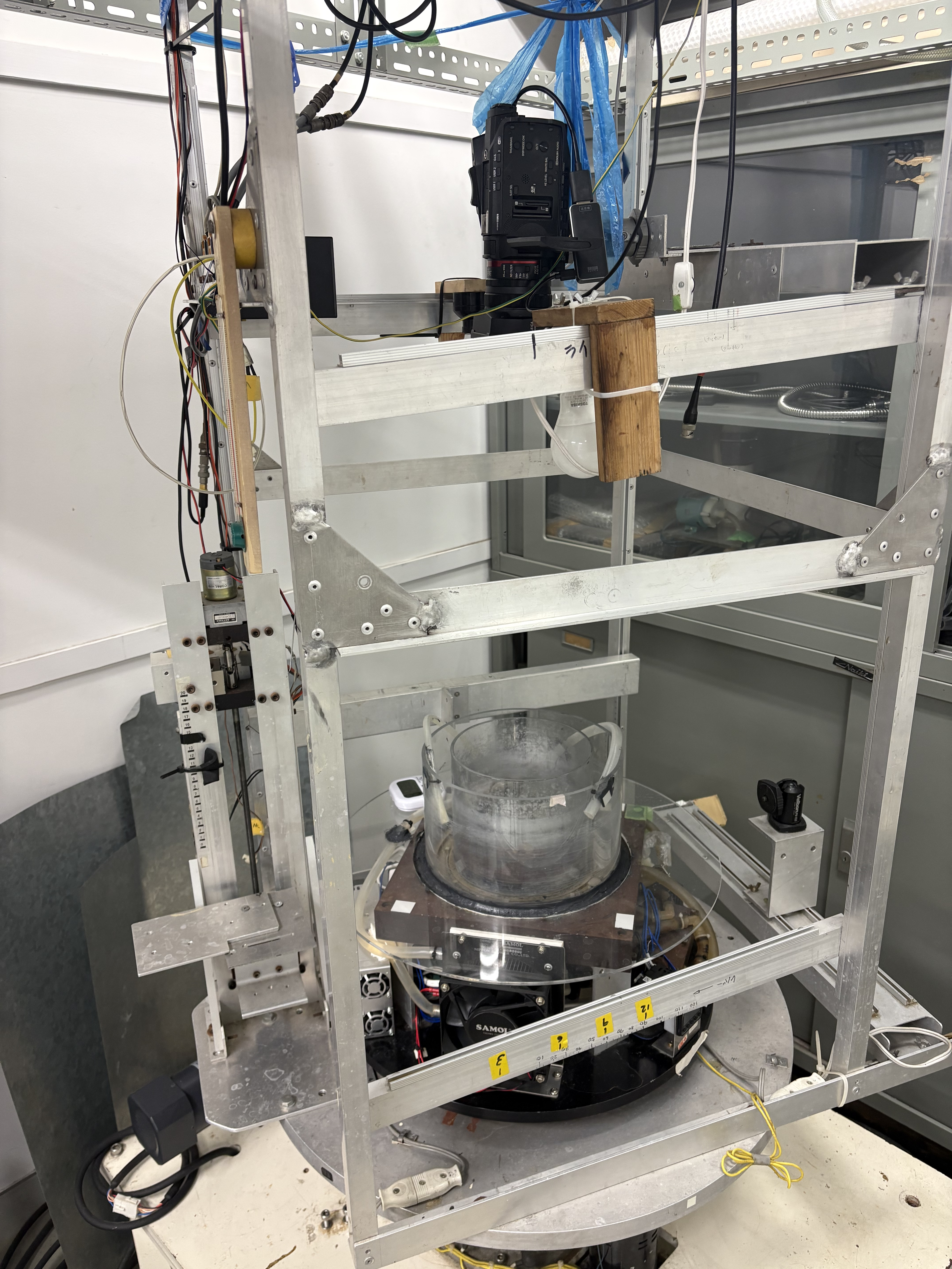 二重回転水槽装置